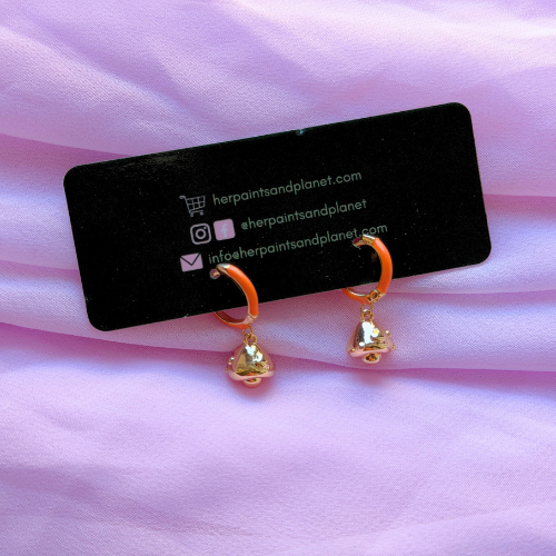 Mushroom Mini Hoop Earrings
