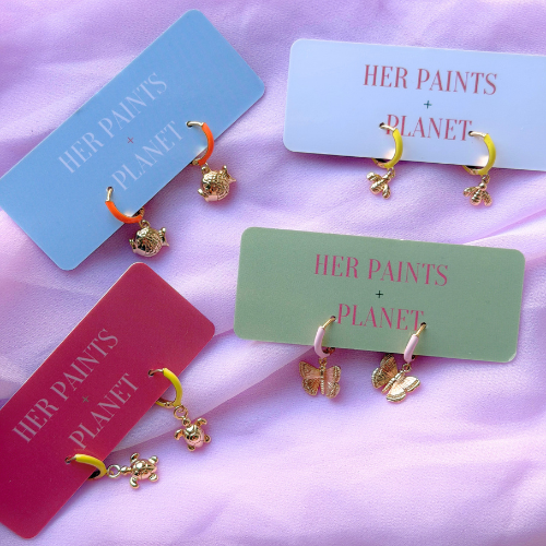 Fish Mini Hoop Earrings