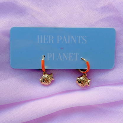 Fish Mini Hoop Earrings