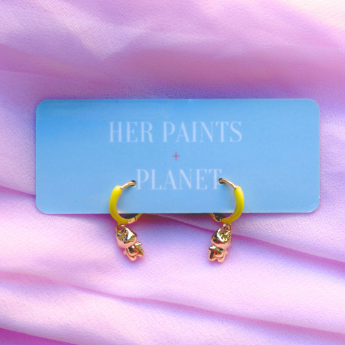Frog Mini Hoop Earrings